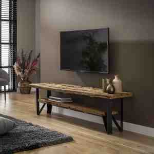 Foto: Industrieel tv meubel ron 160cm