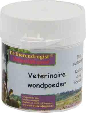 Foto: Dierendrogist veterinaire wondpoeder   hondkat   50 gr