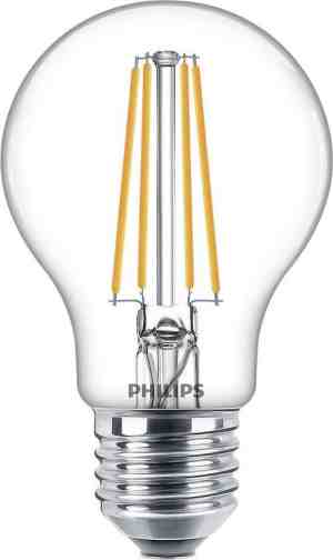 Foto: Philips led lamp e 27 monochroom lichtbron warm wit 7 w 60 6 cm 1 stuk
