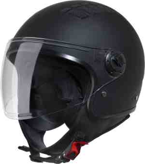 Foto: Vinz como jethelm ece 22 06 goedgekeurde scooterhelm scooter helm snorfiets motorhelm   mat zwart