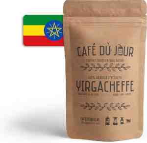 Foto: Caf du jour 100 arabica specialiteit yirgacheffe 250 gram vers gebrande koffiebonen