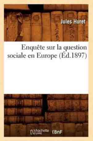 Foto: Sciences sociales  enqute sur la question sociale en europe d 1897