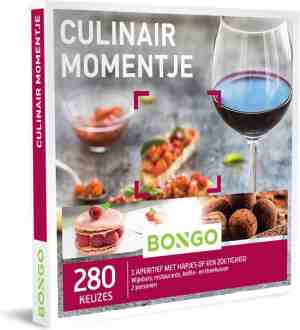Foto: Bongo bon   culinair momentje cadeaubon   cadeaukaart cadeau voor man of vrouw 280 culinaire momentjes in wijnbars restaurants of koffie  en theehuizen
