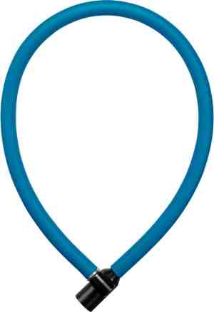 Foto: Axa resolute 6 60 kabelslot slot voor kinderfietsen gebruiksvriendelijk 60 cm lang diameter 6 mm blauw