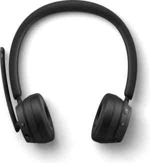 Foto: Microsoft modern wireless headset for business draadloos hoofdband kantoor callcenter bluetooth zwart