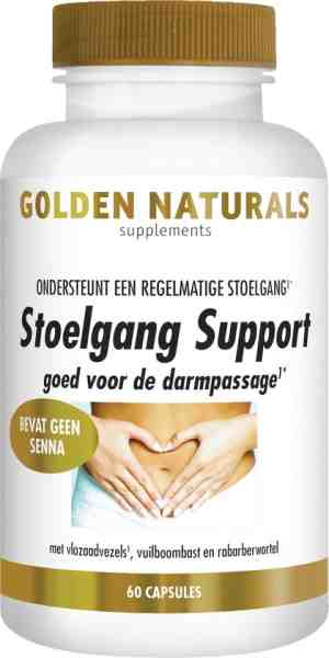 Foto: Golden naturals stoelgang support 60 veganistische capsules