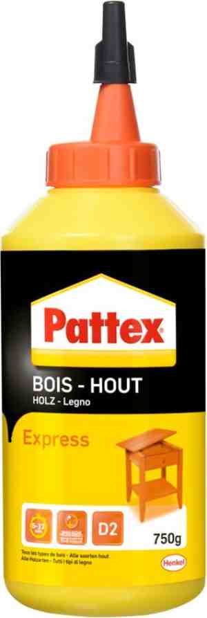 Foto: Pattex houtlijm express 750 g   houtlijm