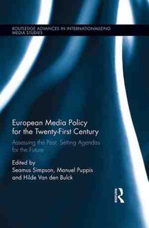 Foto: Routledge advances in internationalizing media studies   european media policy for the twenty first century