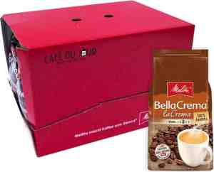 Foto: Melitta bellacrema la crema 8 x 1 kg koffiebonen