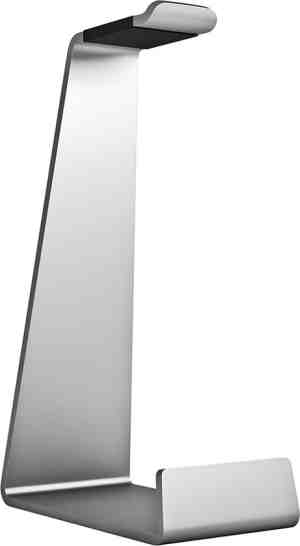 Foto: Multibrackets   aluminium design standaard voor hoofdtelefoon   koptelefoon houder zilver