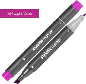 Foto: Stylefile twin marker licht violet deze hoge kwaliteit stift is ideaal voor designers architecten graffiti artiesten cartoonisten ontwerp studenten