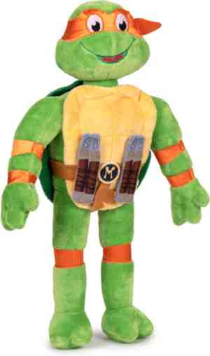 Foto: Michelangelo oranje teenage mutant ninja turtles pluche knuffel 32 cm nickelodeon plush toy speelgoed knuffeldier knuffelpop voor kinderen jongens meisjes michelangelo leonardo donatello raphael 