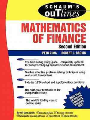 Foto: Schaums outline of theory and problems of mathematics of finance