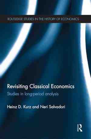 Foto: Routledge studies in the history of economics revisiting classical economics