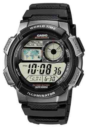 Foto: Casio collection ae 1000w 1bvef herenhorloge 437 mm   zwart