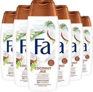 Foto: Fa shower gel coconut milk   6 stuks