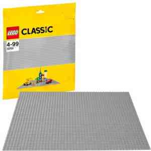 Foto: Lego classic grijze bouwplaat   11024