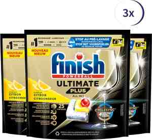 Foto: Finish ultimate lemon 25 tabs x3