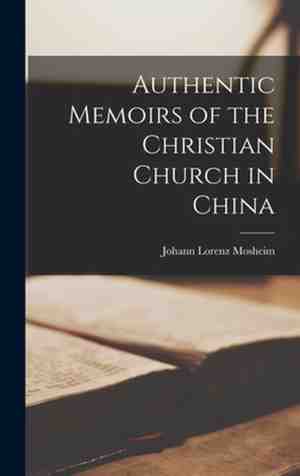 Foto: Authentic memoirs of the christian church in china