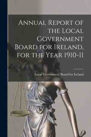 Foto: Annual report of the local government board for ireland for the year 1910 11