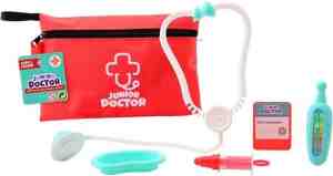 Foto: Speelgoed doktersset in etui speelset dokter zuster verpleegster ziekenhuis funcadeau schoencadeautje