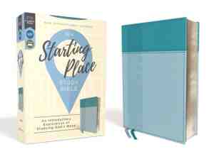 Foto: Niv starting place study bible an introductory study bible leathersoft teal comfort print