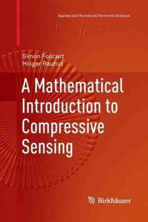 Foto: Applied and numerical harmonic analysis a mathematical introduction to compressive sensing