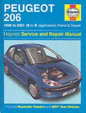 Foto: Peugeot 206 petrol and diesel service and repair manual