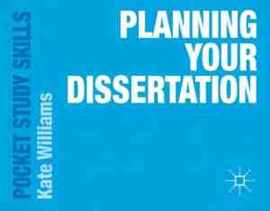 Foto: Planning your dissertation