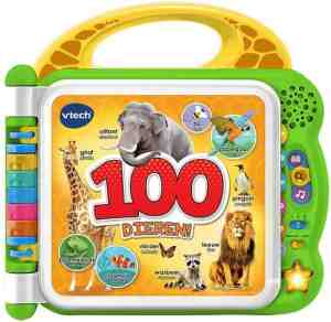 Foto: Vtech baby mijn eerste 100 woordjes boek dieren   educatief babyspeelgoed   woordjes leren   lezen en geluiden   sinterklaas cadeau   baby speelgoed 1 5 jaar tot 4 jaar