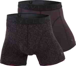 Foto: Cavello microfiber boxershorts 2 pack paars zwart