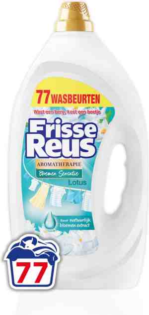 Foto: Witte reus wasmiddel frisse reus gel lotus 2x 3 465 liter voordeelverpakking 154 wasbeurten 