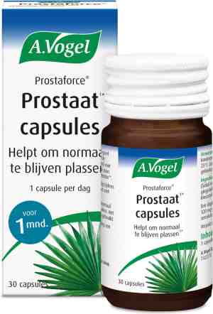 Foto: A vogel prostaforce capsules bevat sabal serrulata helpt mannen om normaal te kunnen blijven plassen 30 st