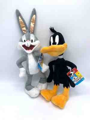 Foto: Looney tunes bugs bunny daffy duck knuffelset 32 cm pluche