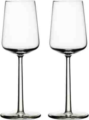 Foto: Iittala essence   wijnglazen witte wijn vaatwasserbestendig   transparant   33 cl set van 2 glazen