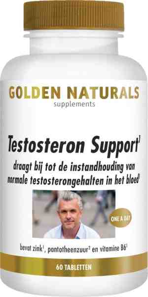 Foto: Golden naturals testosteron support 60 veganistische tabletten