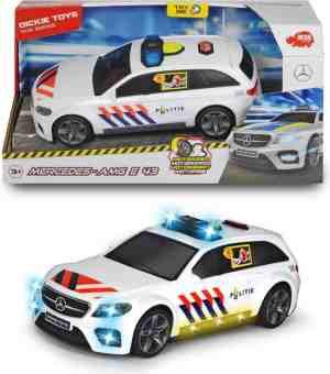 Foto: Dickie toys mercedes amg e43 sos nederlandse politiewagen   30 cm   licht geluid   speelgoedvoertuig