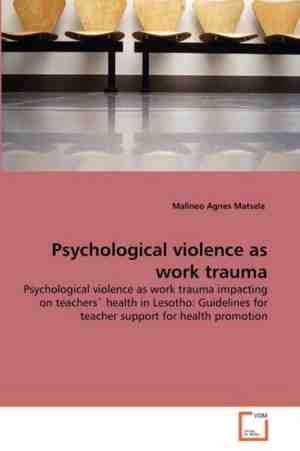 Foto: Psychological violence as work trauma