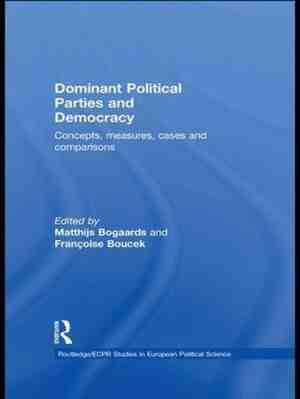 Foto: Routledgeecpr studies in european political science   dominant political parties and democracy