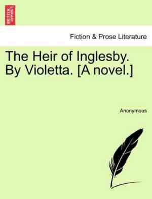 Foto: The heir of inglesby by violetta a novel 
