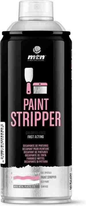 Foto: Mtn verf verwijderaar 400 ml paint stripper spuitbus geschikt voor het verwijderen van zoals graffiti