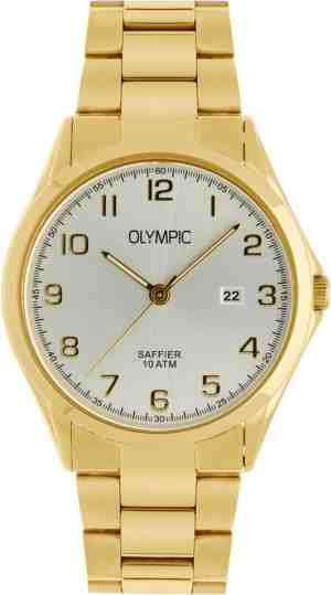 Foto: Olympic ol26hdd011 merano horloge staal goudkleurig 40mm