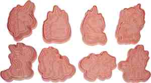 Foto: Unicorn eenhoorn deluxe koekjes uitstekers koekjesvorm uitstekers fondant uitsteekvorm cookie cutter