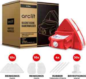 Foto: Arclit magnetische ramenwasser 4 35mm geschikt voor hr hr verstelbare ruitenreiniger raamwisser