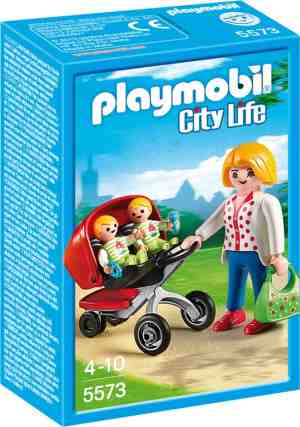 Foto: Playmobil city life tweeling kinderwagen   5573