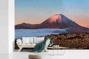 Foto: Behang   fotobehang ngauruhoe vulkaan in het nationaal park tongariro in oceani   breedte 600 cm x hoogte 400 cm