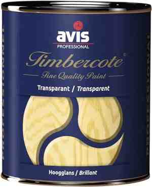 Foto: Avis timbercote noten transparante lak