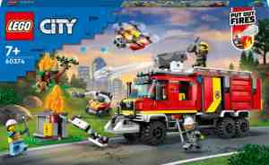 Foto: Lego city brandweerwagen speelgoed voor kinderen   60374
