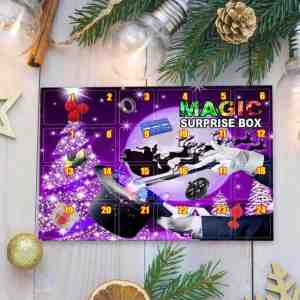 Foto: Magische kerst countdown adventskalender 2023   goocheltrucs   creatieve mystery box   unieke accessoires props   ideaal kerstcadeau voor kinderen volwassenen