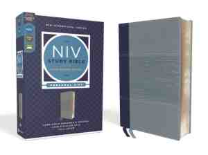 Foto: Niv study bible fully revised edition  niv study bible fully revised edition study deeply  believe wholeheartedly  personal size leathersoft navyblue red letter comfort print